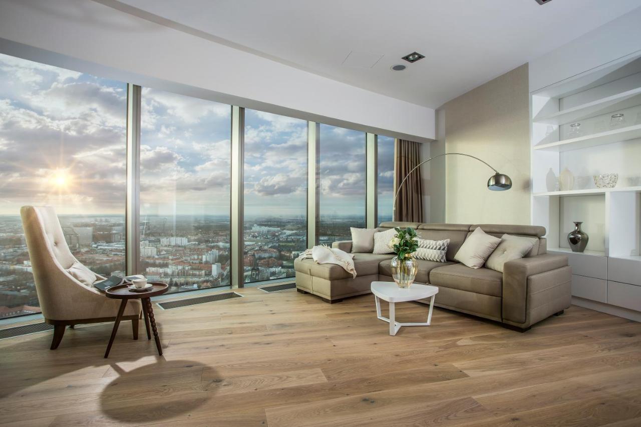 Apartamenty Sky Tower Вроцлав Екстериор снимка