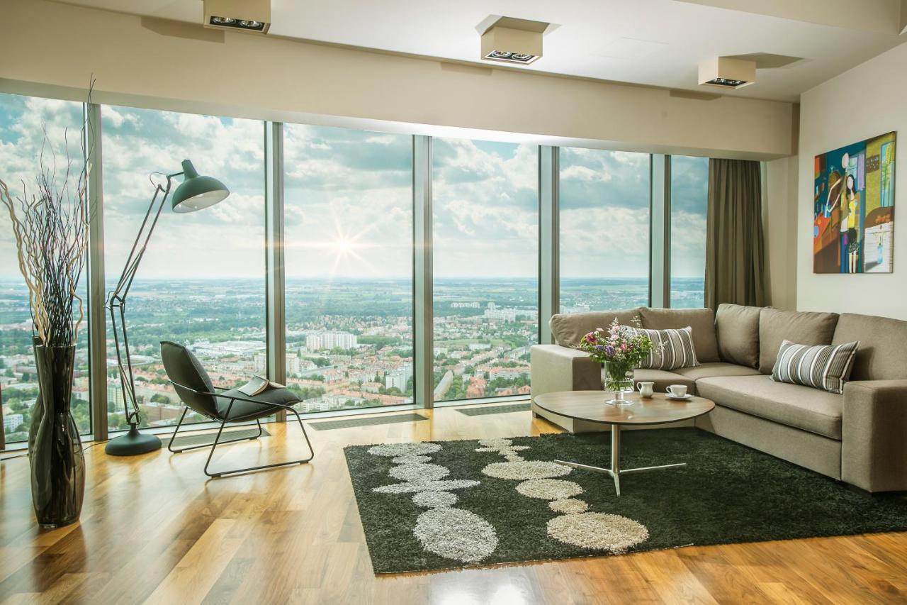 Apartamenty Sky Tower Вроцлав Екстериор снимка