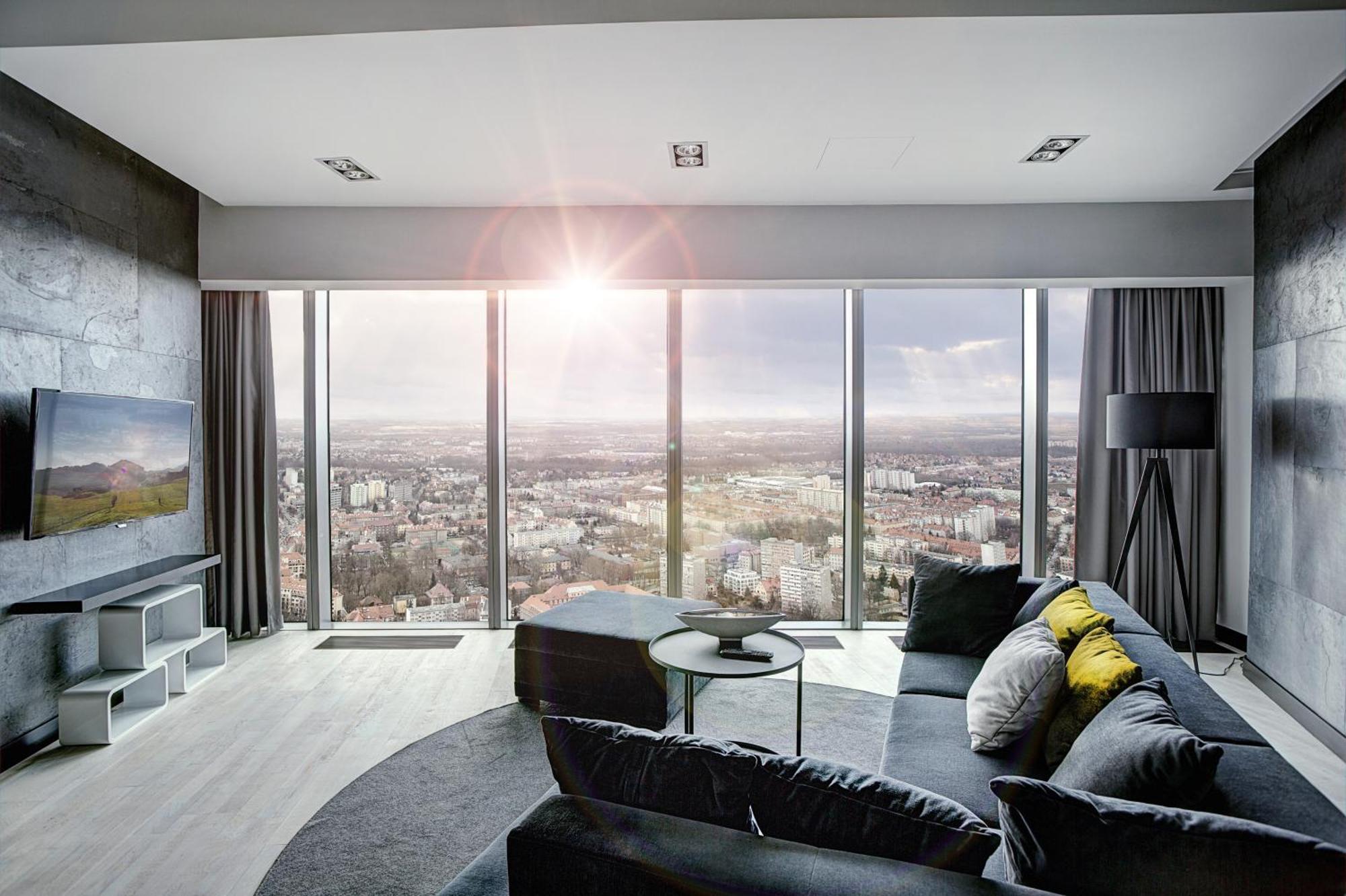 Apartamenty Sky Tower Вроцлав Екстериор снимка