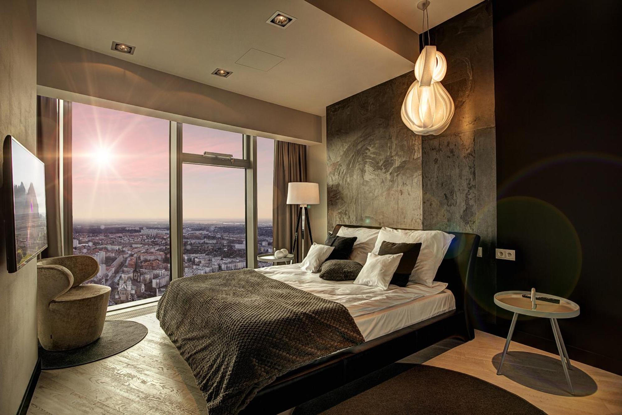 Apartamenty Sky Tower Вроцлав Екстериор снимка